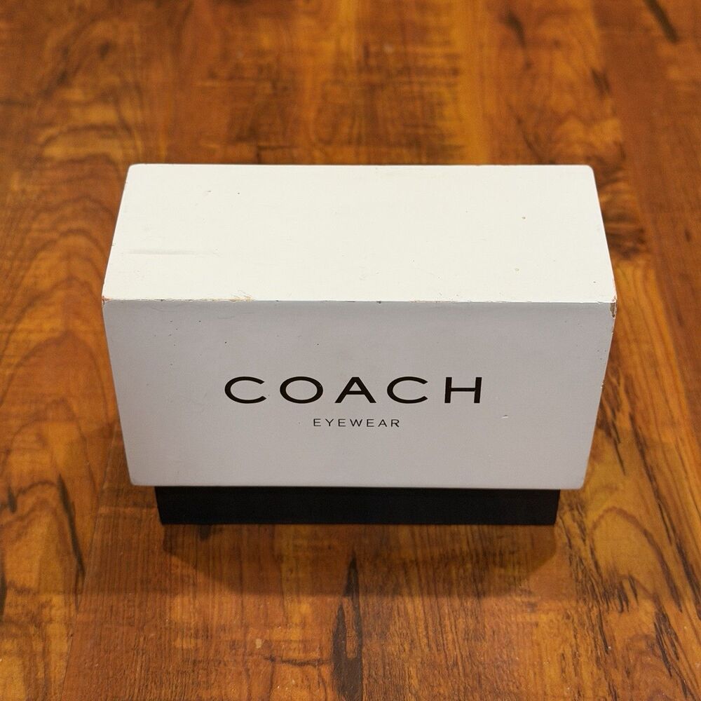 Vintage Coach Eyewear Eyeglass Sunglasses Wooden Retail Store Display Sign